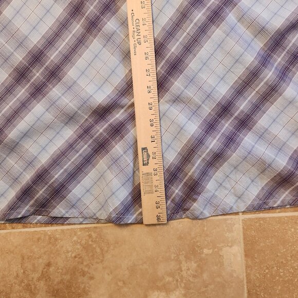 Vintage Y2K Southpole Shirt Blue Plaid Button Up Hip Hop Casual Baggy Mens 2XL - Picture 8 of 10